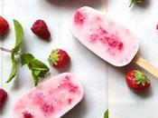 Popsicles coco /yaourt/fraises