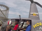 Harlem Globetrotter marque panier depuis…un hélicoptère