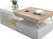 Table salon avec rangement grande table basse design