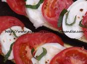 Courgettes capreses (Mozzarella,Pesto,tomates)