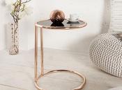 Table appoint design table basse verre
