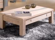 Table basse chene massif table salon design