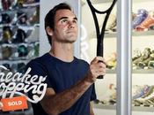 Quand Roger Federer s’essaie shopping sneakers chez Complex
