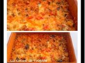 Gratin courgettes, aubergines, poivrons chorizo thermomix sans