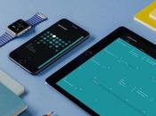 Timepage, calendrier Moleskine iPhone passe glisser/déposer