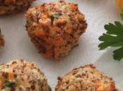Boulettes quinoa, pois chiche carotte