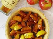 Tarte pommes caramel salé rhum épicé