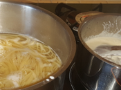 Spaghettis carbora tres simple