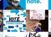 Tout matériel graphique campagne d'Hillary Clinton