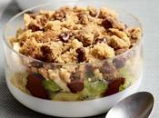 Crumble chocolat kiwi banane
