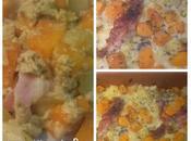 Gratin pommes terre, potiron lait coco