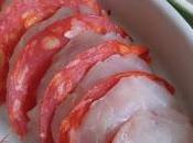 Cabillaud, écailles chorizo crumble parmesan