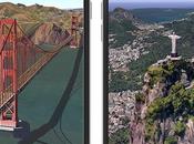 Google Earth s'adapte l'écran l'iPhone