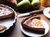 Tarte crème marrons, poires chocolat