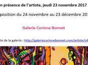 Galerie Corinne BONNET exposition Olivia Clavel Voyages pays l’Oiseau d’Or 24/11 /12/ 2017