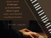Dernier concert l'intégrale suites pour clavecin Froberger samedi décembre Oyonnax