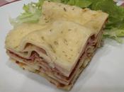 Lasagnes jambon tomate