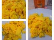 Oeufs brouillés comté vinaigre cidre