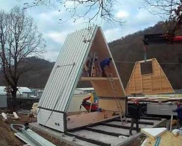Cette maison est construite en moins de 6 heures et coûte environ 25 000 euros!