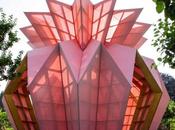 Look look superbe pavillon-ananas dans jardins château Berrington