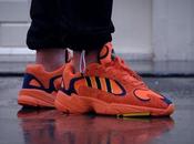 Adidas Yung Orange feet