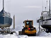pêcheurs crabes préparent...