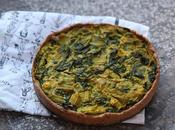 Quiche blettes curry