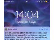 iPhone enfin notification bridage performances