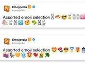 Twitter Android emojis standardisés pour tous.
