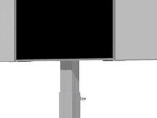 Ecran plat tableau blanc pourquoi deux support motorisé Audipack
