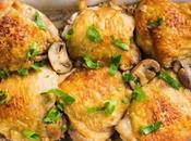 Cuisses poulet avec champignons cookeo