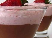 Mousse chocolat fraise avec thermomix