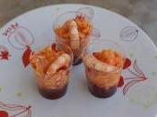 recette jour: Verrines coulis betterave avec saumon fumé crevette thermomix Vorwerk