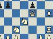 Échecs David Bronstein mate coups avec Blancs