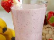 Milkshake fraise banane thermomix