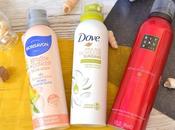 Mousses douche produits banc d'essai