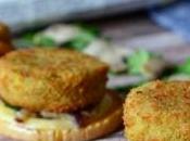 Bouchées végétariennes panés lentilles vertes curry lupin