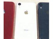 L’iPhone pouces proposé bleu, blanc rouge