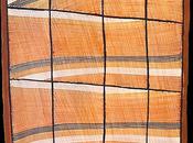 Focus peinture écorce aborigène John MAWURNDJUL présentée Parcours Mondes