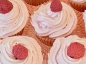 Cupcake rose framboises