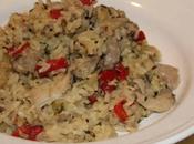 Risotto poulet poivron cookeo