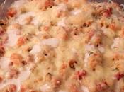 Gratin lentilles corail légumes lardons