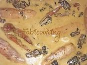 Poulet morilles jaune