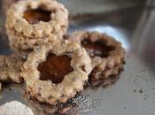 Sablés noir confiture d'abricots