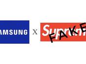 gag: Samsung annonce assume collaboration avec label Supreme contrefaçon