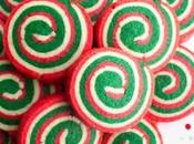 Biscuits spirales tricolores Noël