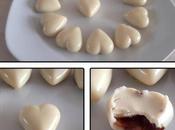 Chocolat blanc cœur praliné noisettes