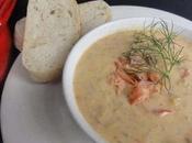 Soupe saumon fumé thermomix