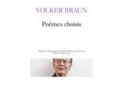 (Anthologie permanente) Volker Braun, Poèmes choisis