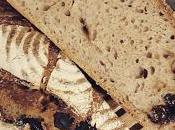 Pain levain, pomme, figues pruneaux